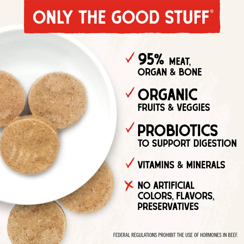 Stella & Chewy's Super Beef Freeze-Dried Raw Dinner Patties 709g