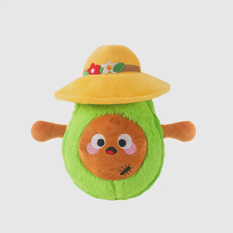 Hugsmart Picnic Time | Picnic Avocado -Dog Plush Toy