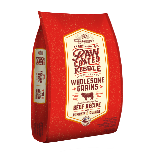 Stella & Chewy's Raw Coated Wholesome Grain Beef Recipe 22lb