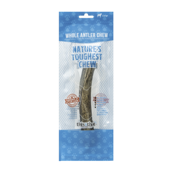 This & That Whole Antler Chew Large 7.5"