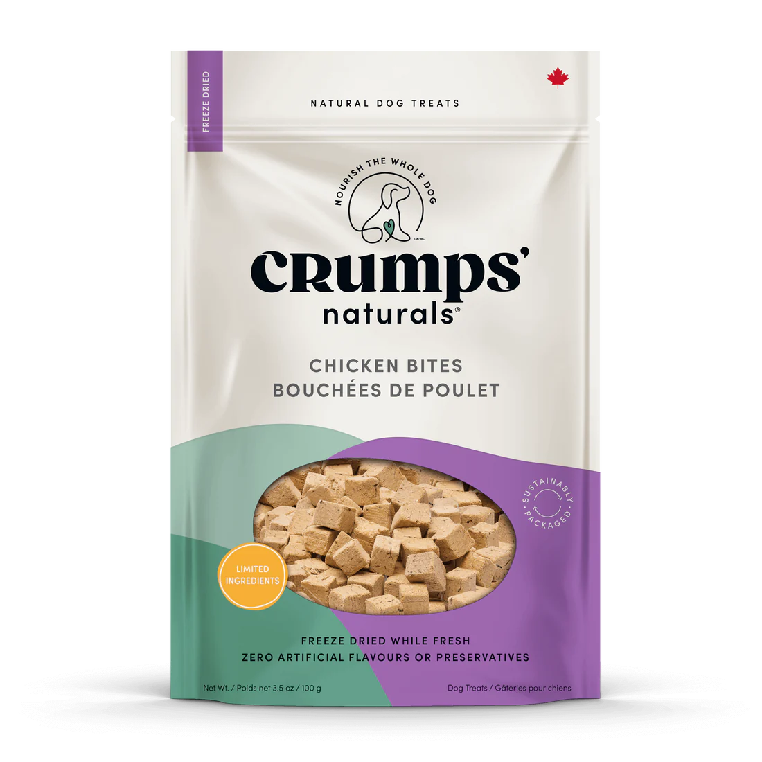 Crumps' Naturals Chicken Bites 100g