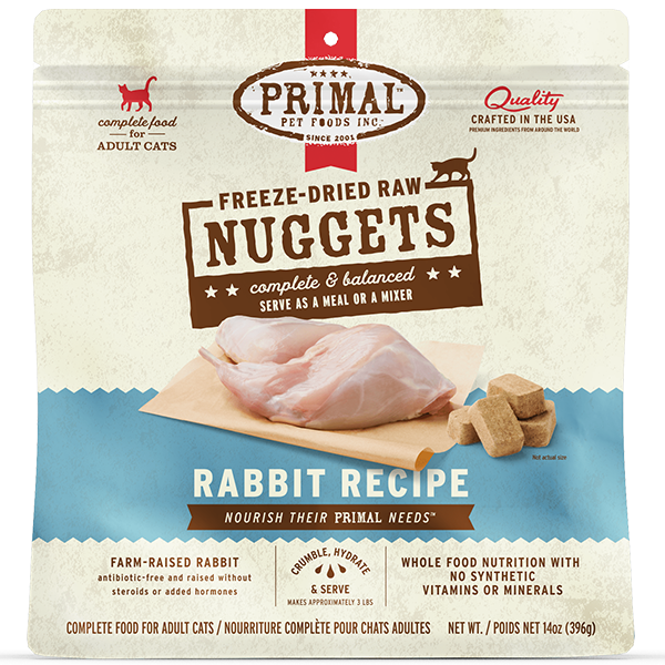 Primal Cat Freeze Dried Rabbit 14 oz