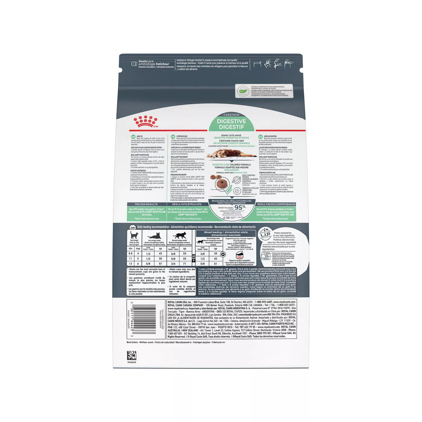 Royal Canin Feline Health Nutrition Digestive Care Dry Cat Food 14lb