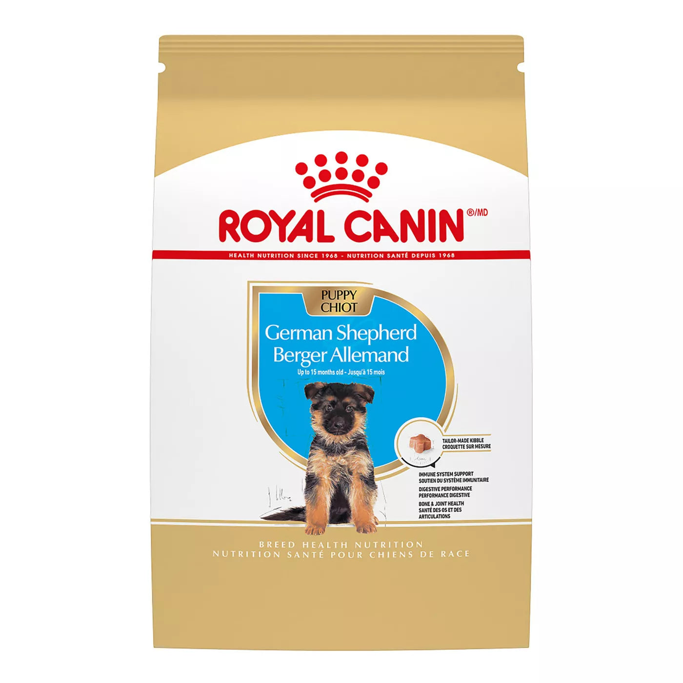 Royal Canin Breed Health Nutrition German Shepherd Breed Specific Puppy Dog Dry Food - 30 lb