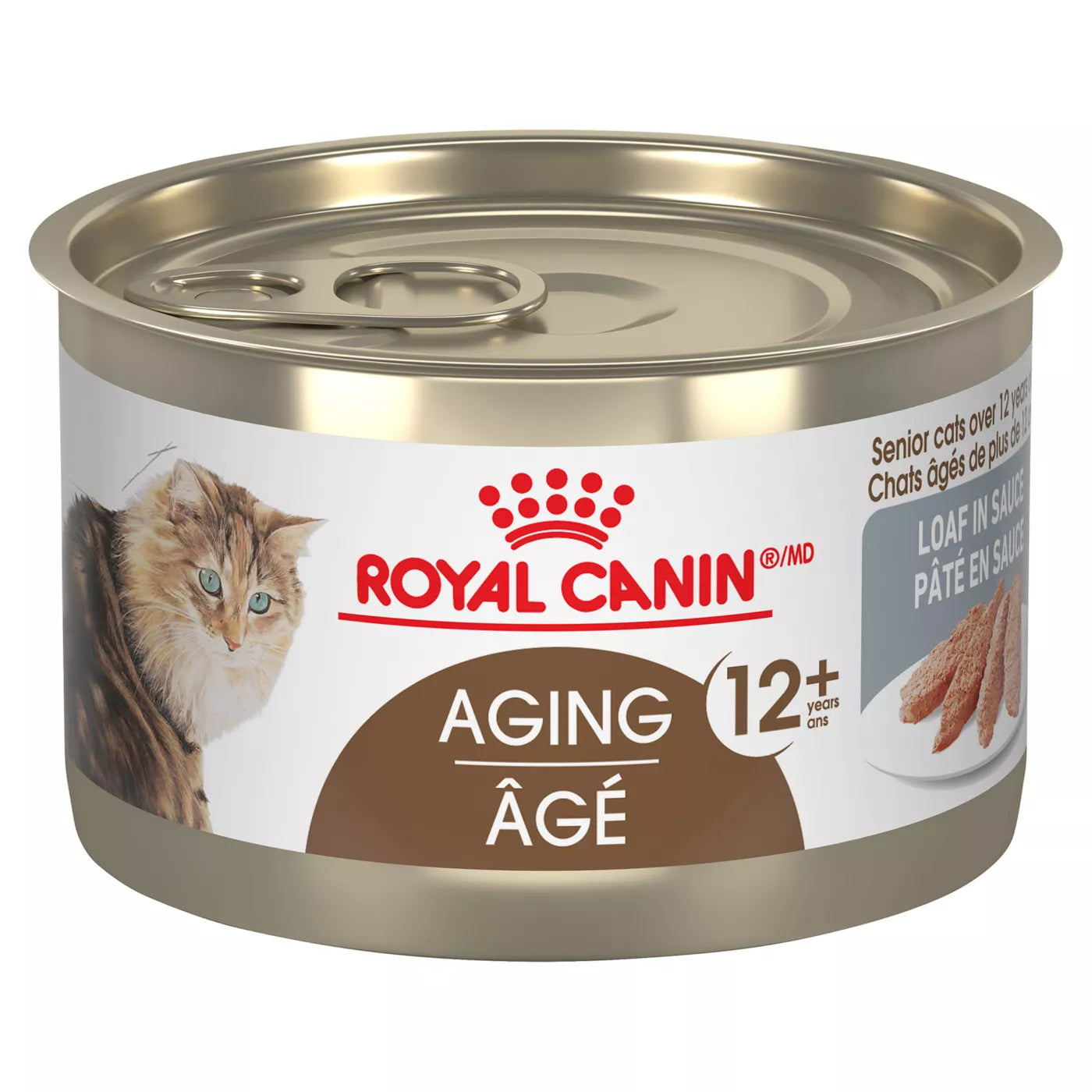 Royal Canin Feline Health Nutrition Aging 12+ Loaf Senior Cat Food 145g