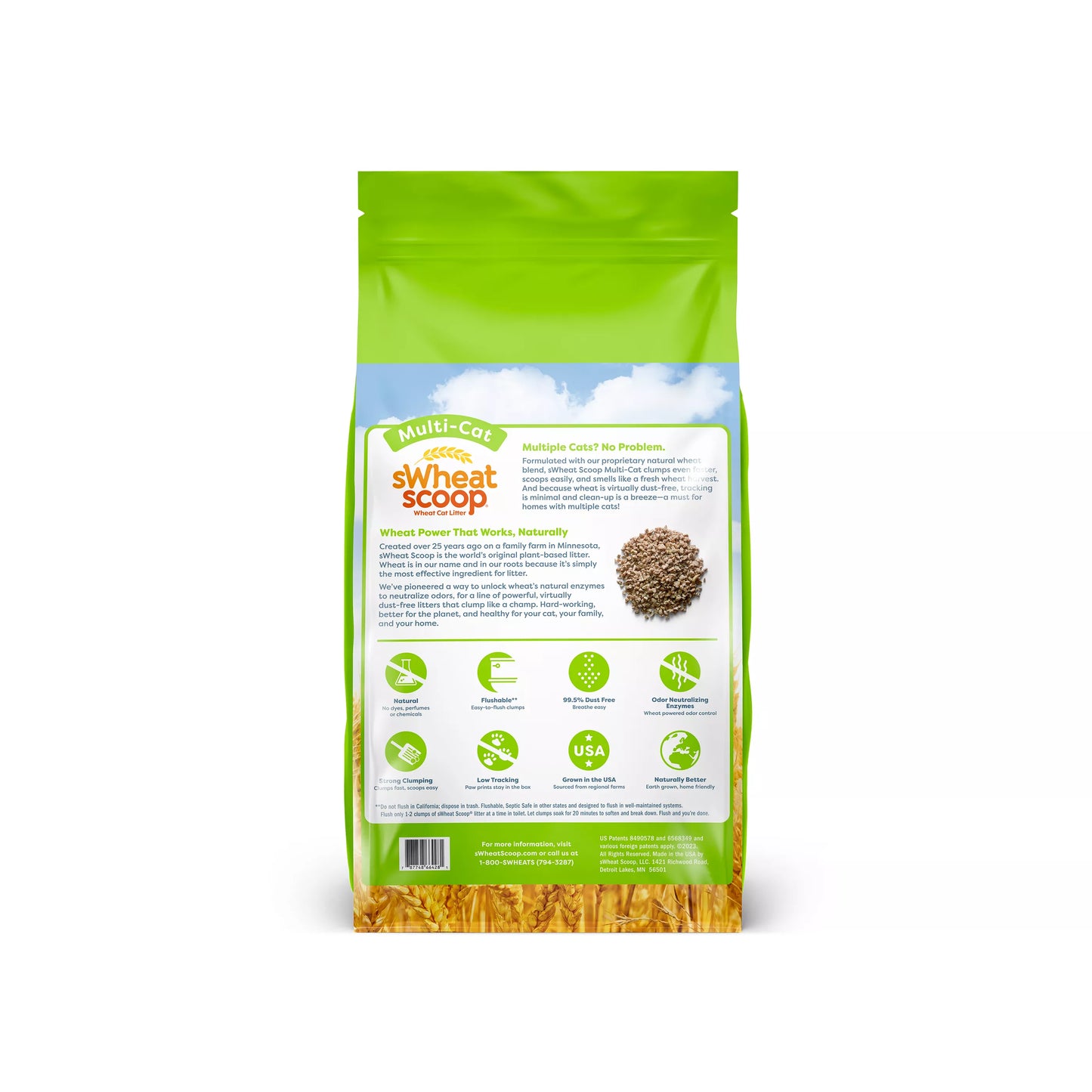 Swheat Scoop Multi-Cat Clumping Cat Litter 28lb