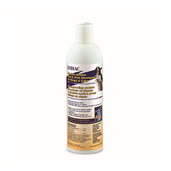 Zodiac Double Action Flea Shampoo 355ml