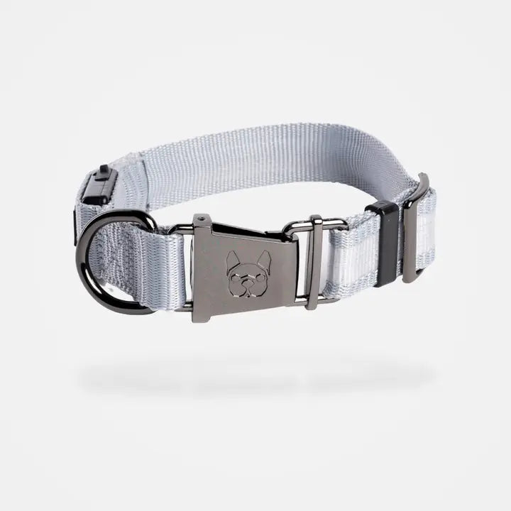 Silver Paw LED Collar Grey XS/Small