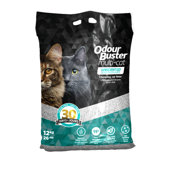 Odour Buster Cat Litter Multi-Cat 12kg