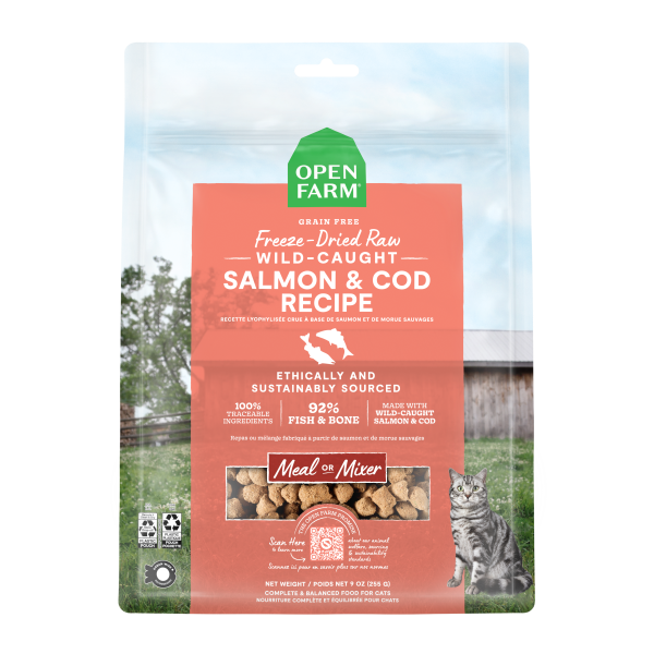 Open Farm Freeze-Dried Salmon & Cod Recipe 9oz