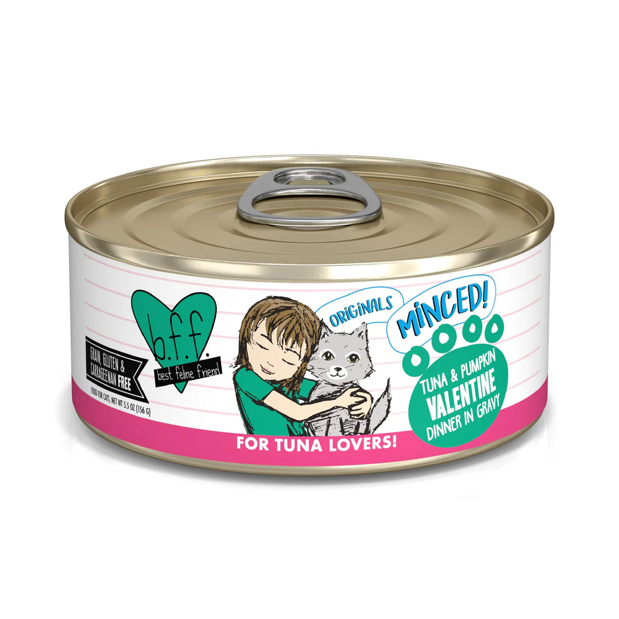 BFF Tuna & Pumpkin Valentine Tuna & Pumpkin Dinner in Gravy 156g