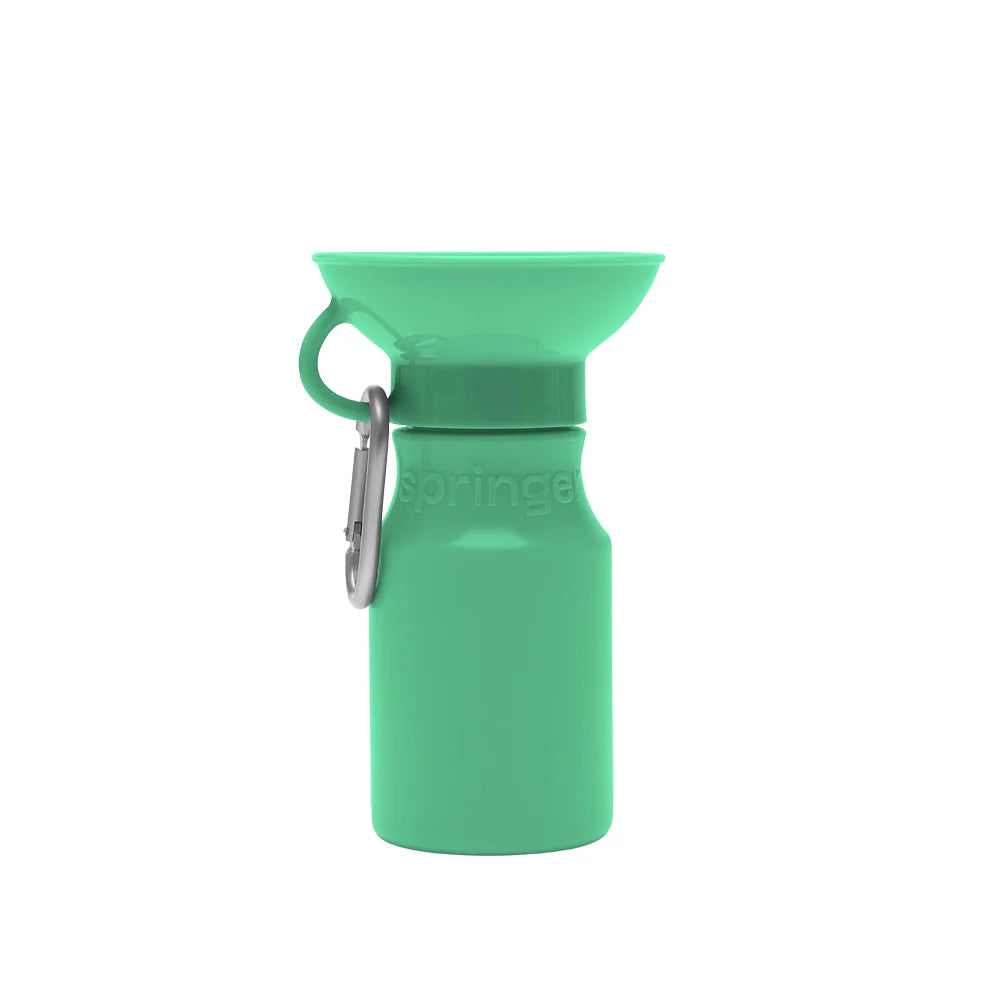 Springer Mini Dog Travel Bottle 15oz - Green