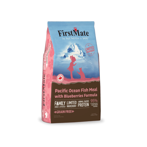 FirstMate Pacific Ocean Fish Meal With Blueberries Formula 3.96lb
