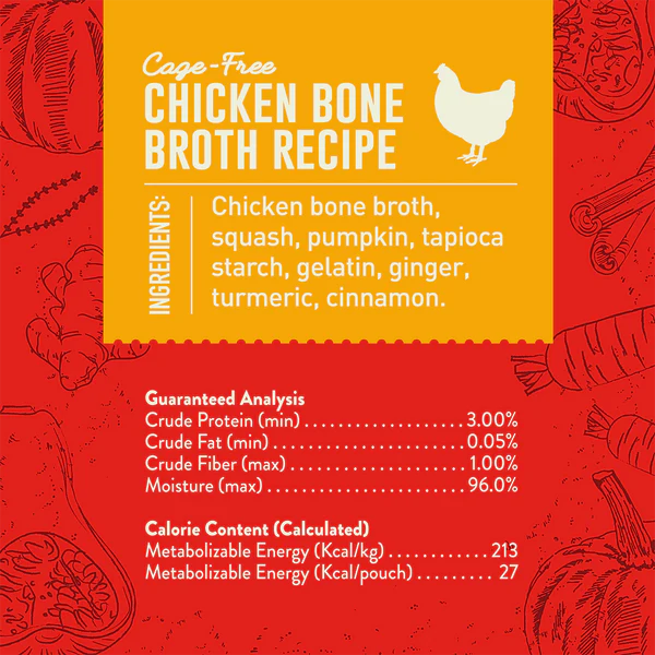 Stella & Chewy's Bountiful Bone Broth Cage-Free Chicken Recipe 16oz
