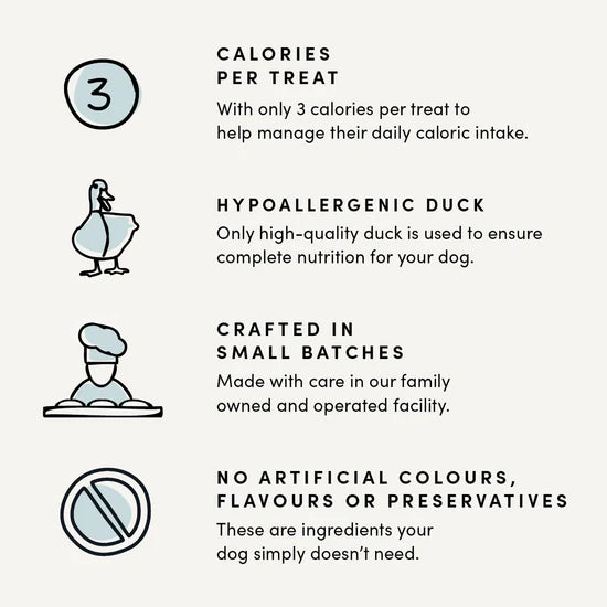 Crumps' Naturals Semi Moist Duck Mini Trainers 300g