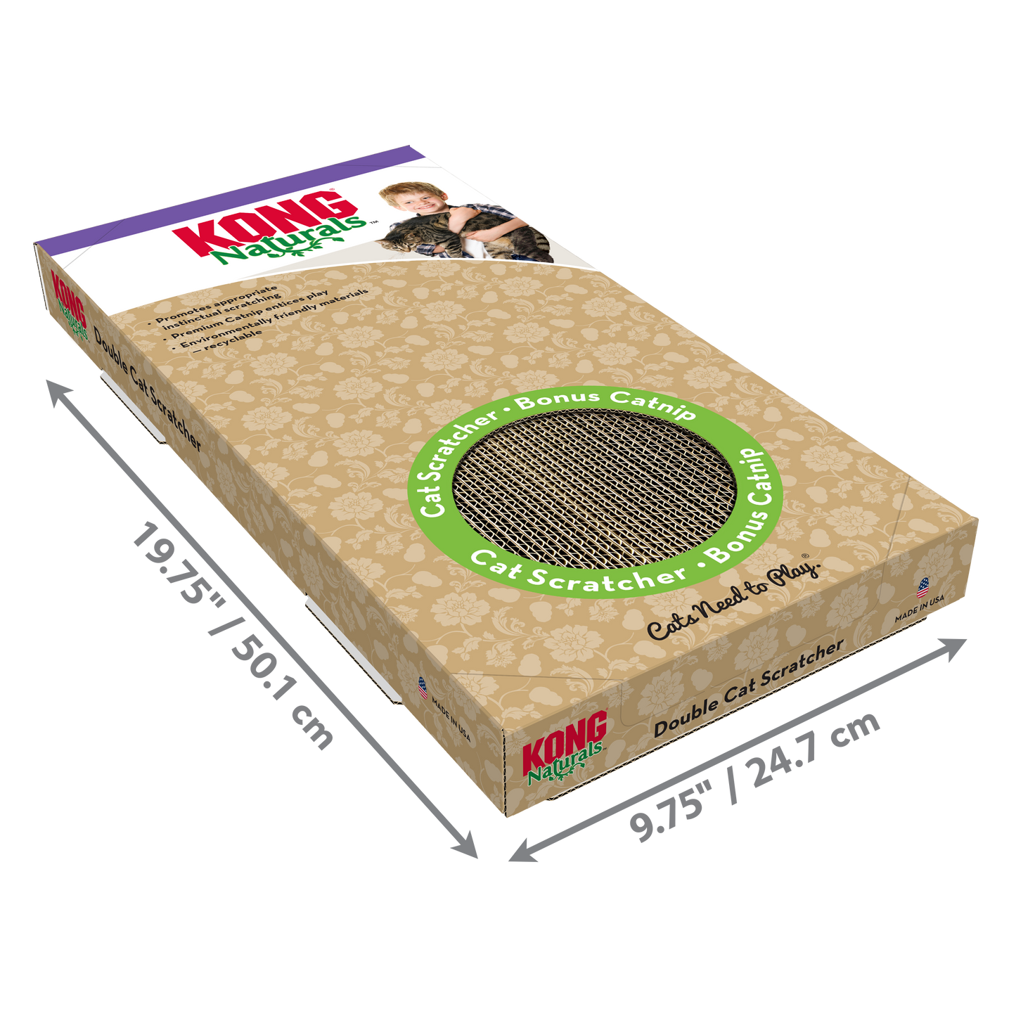 Kong Naturals Double Catnip Scratcher