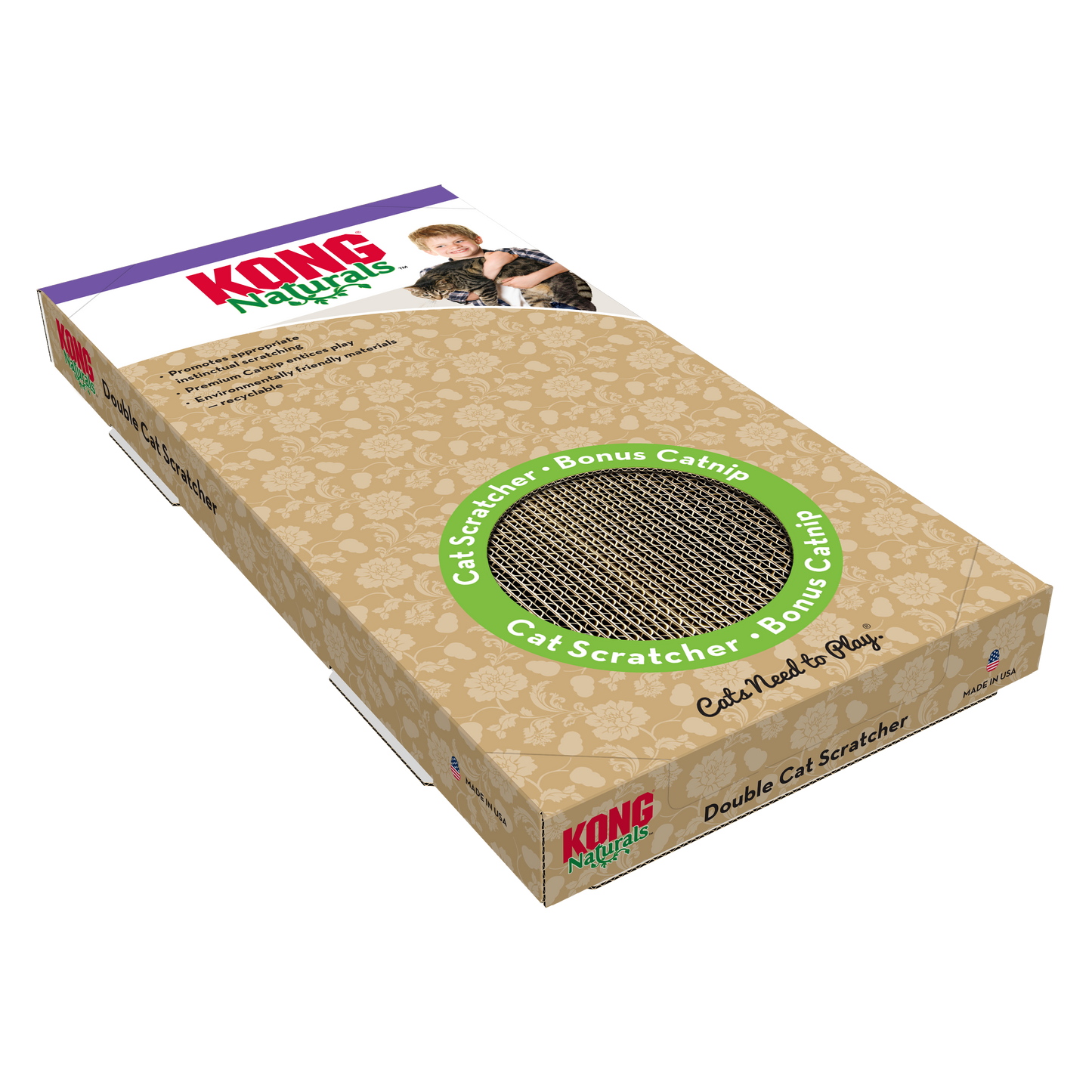 Kong Naturals Double Catnip Scratcher