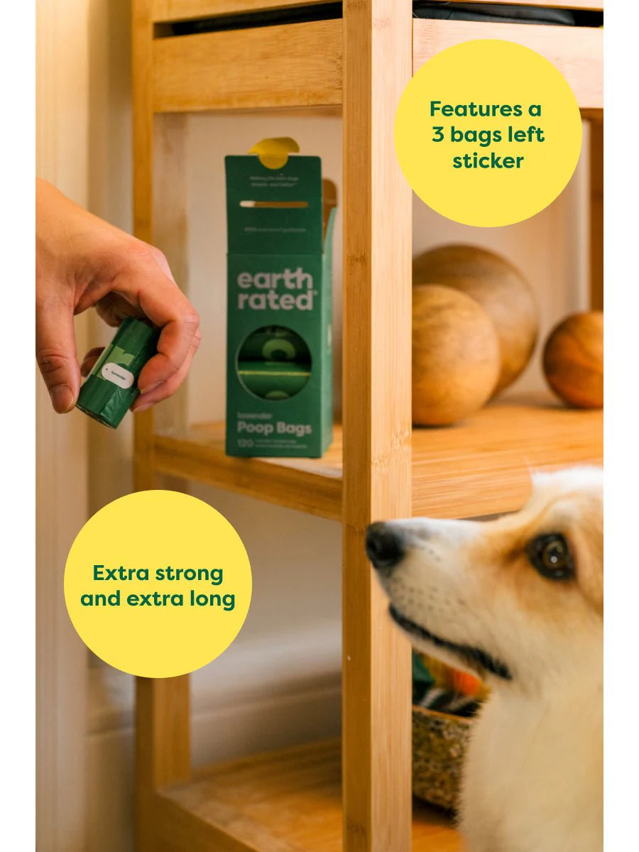 Earth Rated Unscented Refill Poop Bags 120 Bags