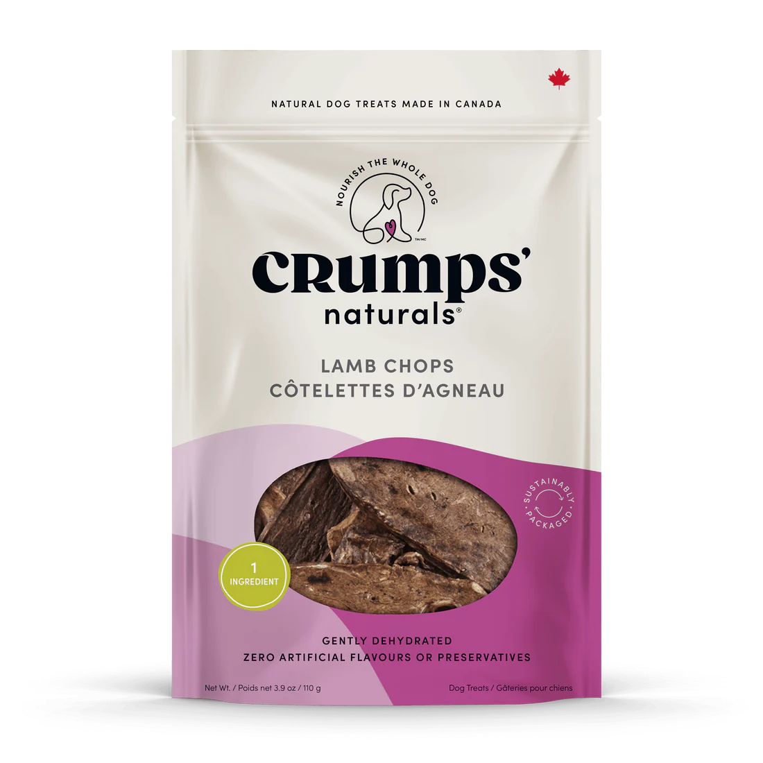 Crumps' Naturals Dog Lamb Chops 110g
