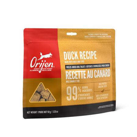 Orijen Freeze Dried Dog Treats Duck Recipe 92g