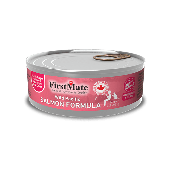 FirstMate Limited Ingredient – Wild Salmon Formula for Cats 3.2oz