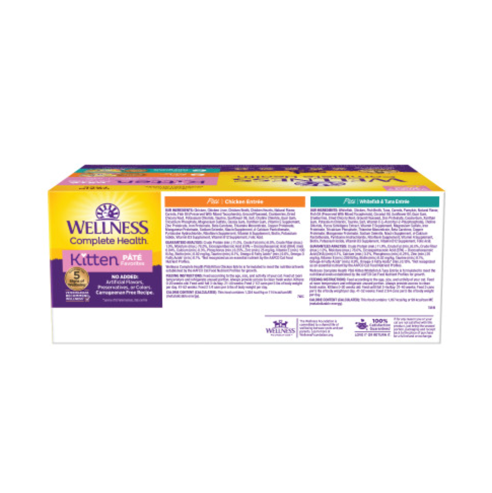 Wellness Complete Health Kitten Pate Whitefish/Tuna & Chicken 12 x 85g