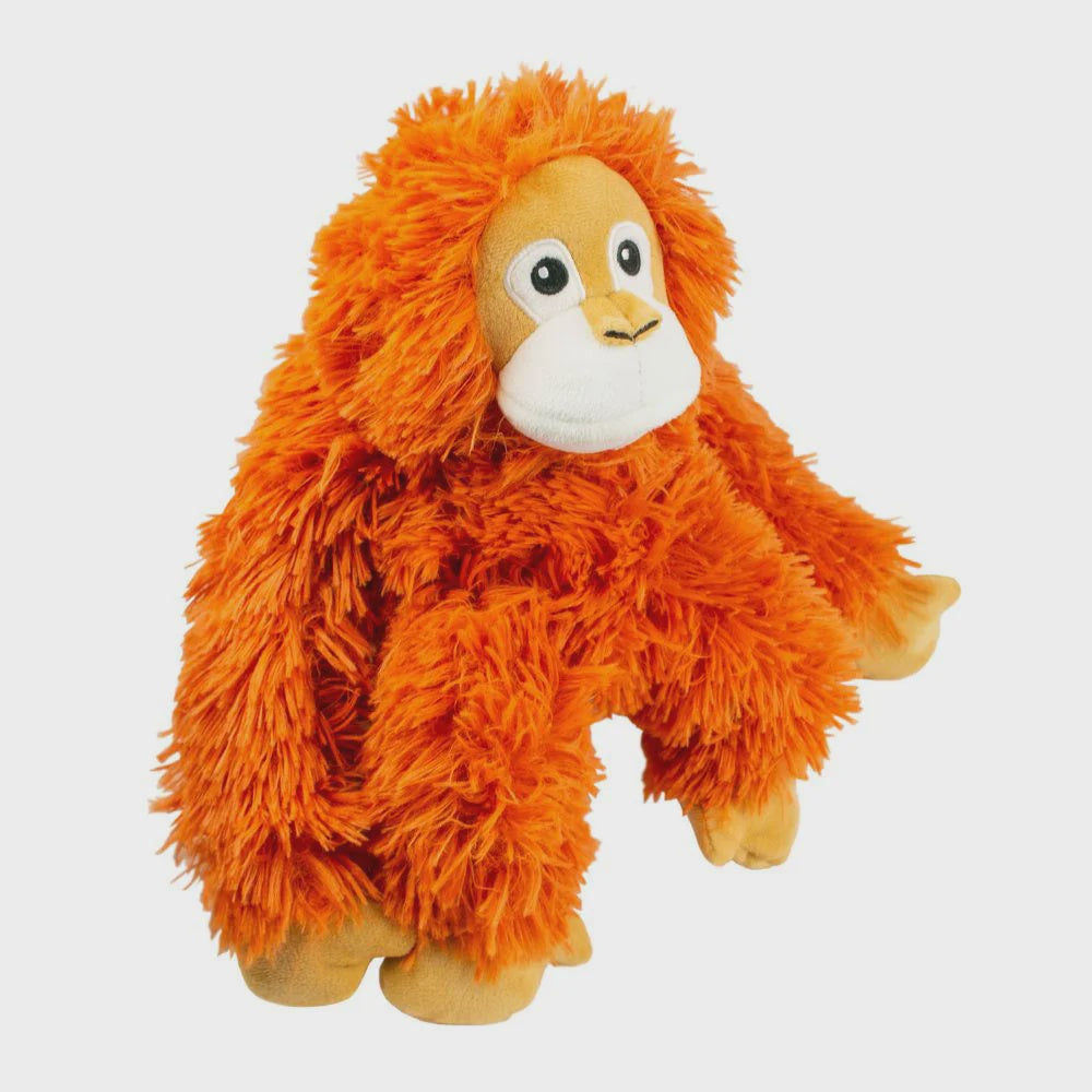 Tall Tails Plush Orangutan with Squeaker & Rope Interior 14"