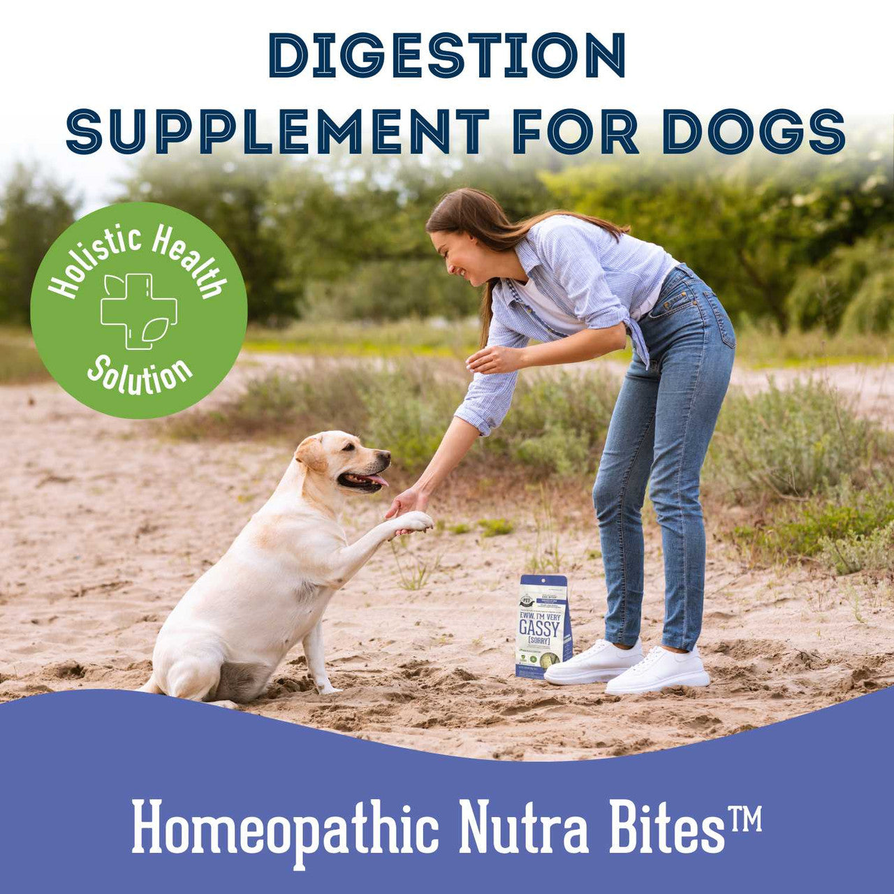Granville Pet Treatery Eww, I'm Very Gassy (Sorry) - Nutra Bites Digestion Supplement For Dogs 240g