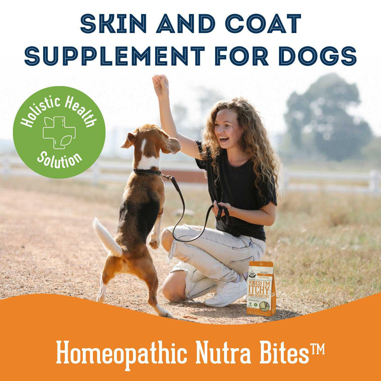 Granville Pet Treatery Yikes! I'm Itchy and Scratchy - Nutra Bites Skin & Coat Supplement For Dogs 240g