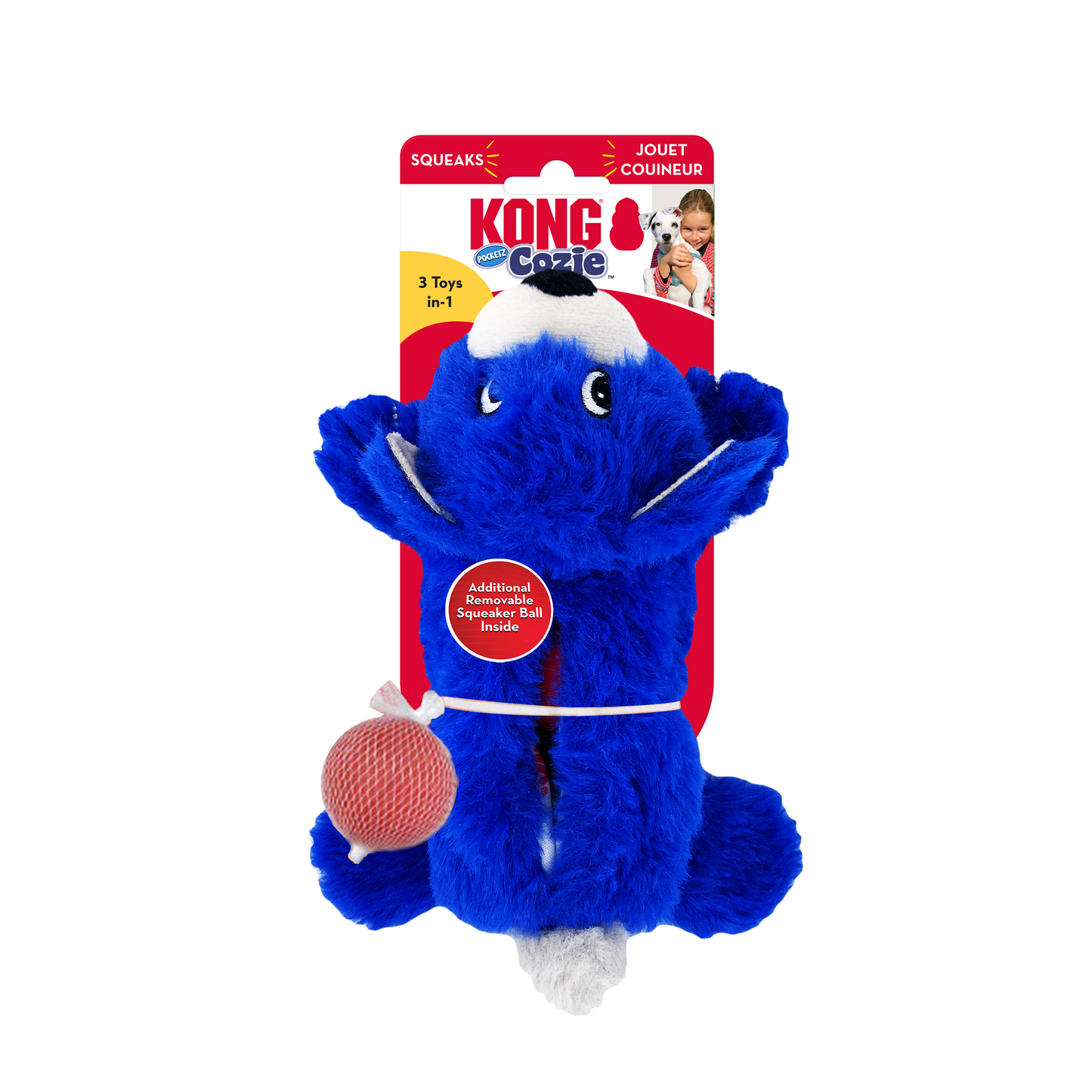 Kong Cozie Pocketz Bear
