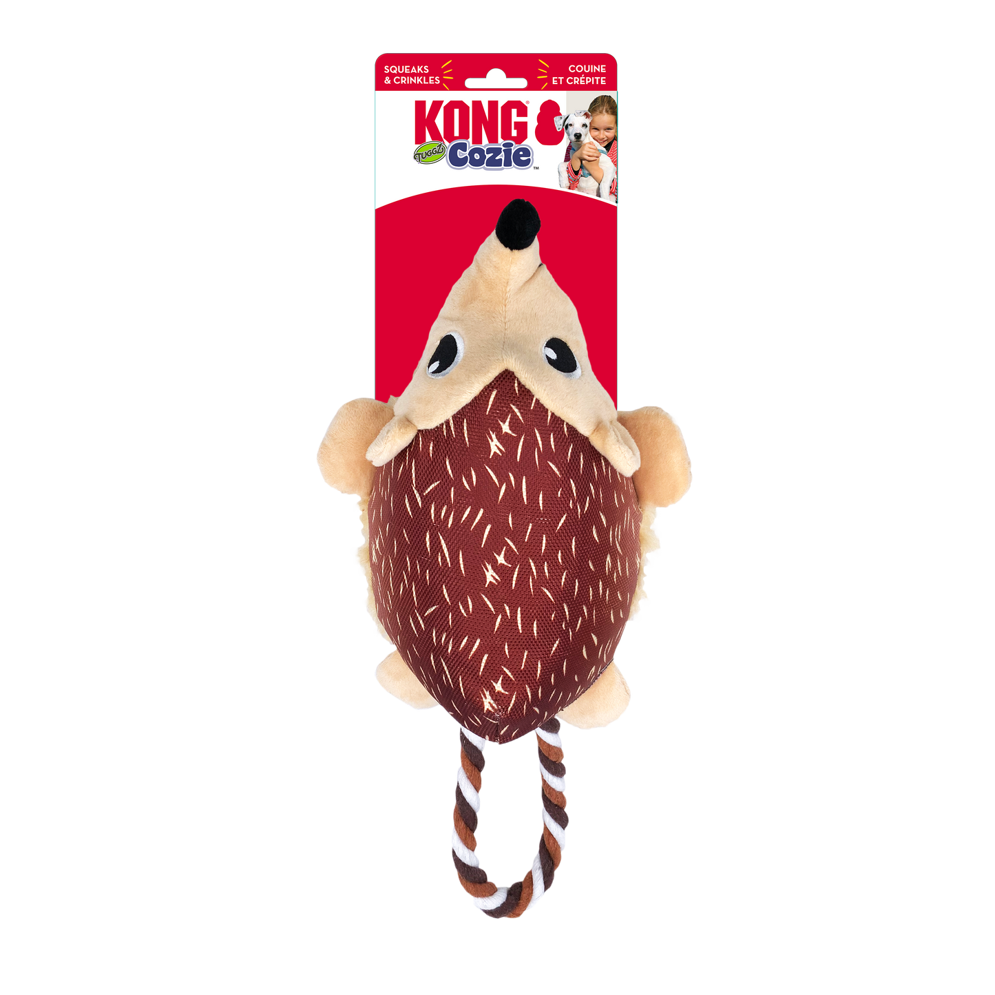 Kong Cozie Tuggz Hedgehog Medium/Large
