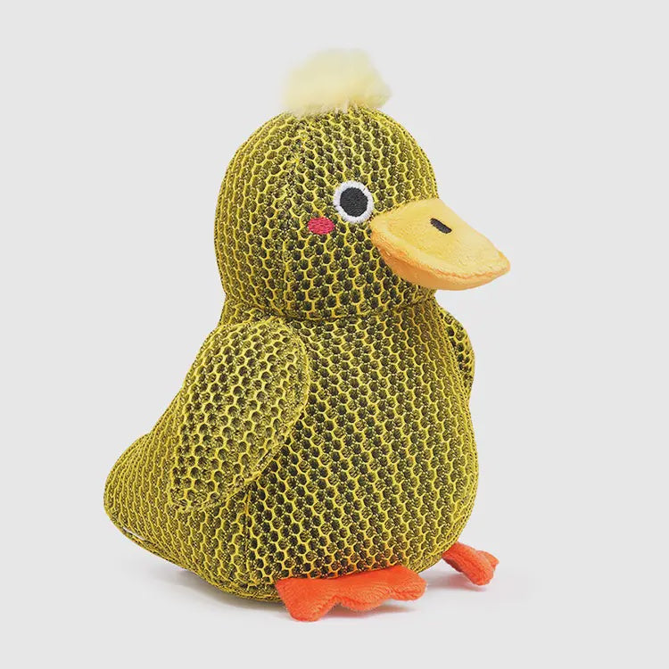 Hugsmart Pet - Farm Friendz | Tuffy Duck - Dog Plush Toy