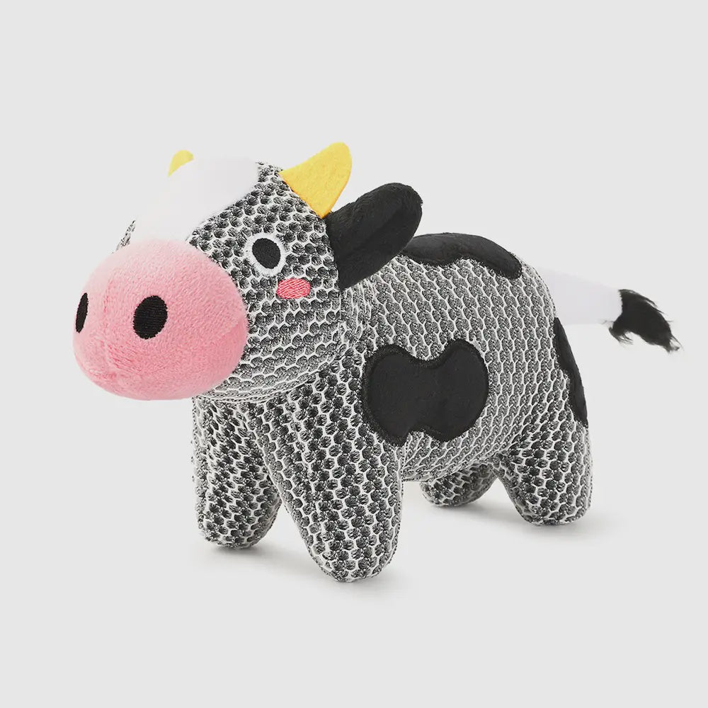 Hugsmart Pet - Farm Friendz | Cow - Dog Plush Toy