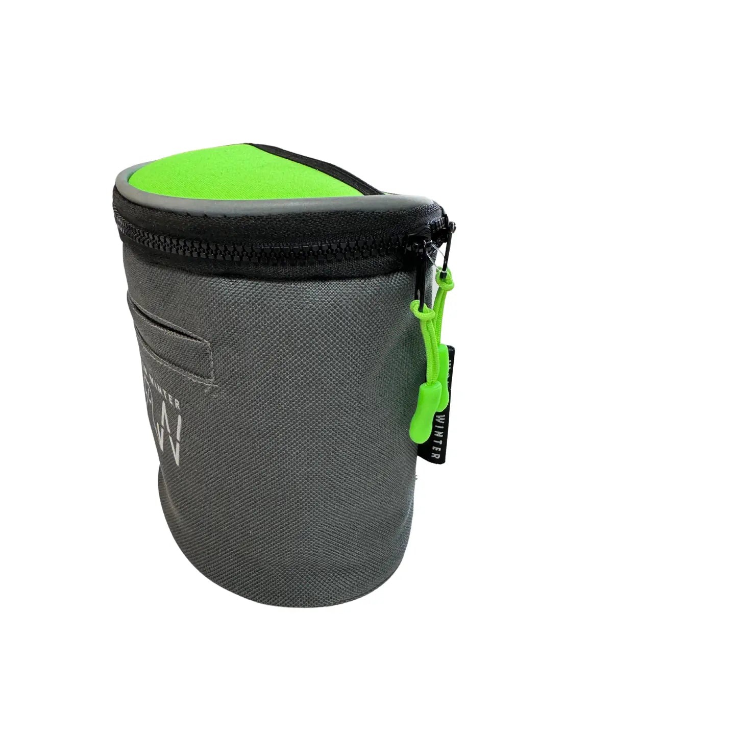 Wolf In Winter Quickdraw Dog Treat Pouch - Lime & Charcoal