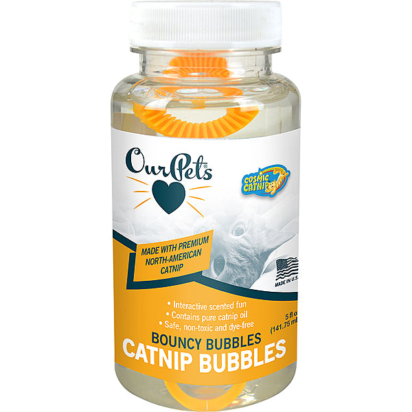 OurPets Cosmic Premium Natural Catnip Bubbles 5OZ