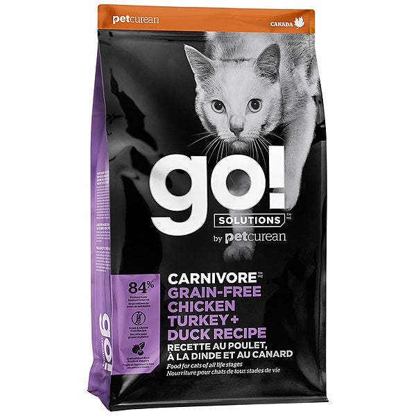 GO! Cat GF Carnivore Chicken Turkey & Duck 3lb
