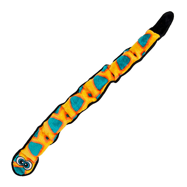 Outward Hound Durablez Snake Orange & Blue | 6 Squeaks