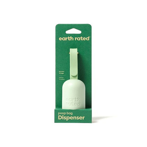 Earth Rated Leash Dispenser 2.0 with 15 Unscented Bags