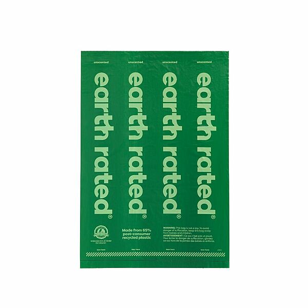 Earth Rated Unscented Refill Poop Bags - 21 Rolls, 315 Bags