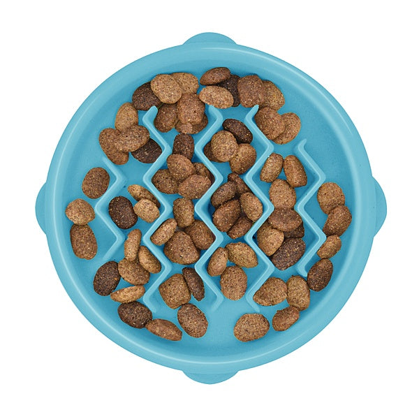 PetStages Kitty Slow Feeder Blue