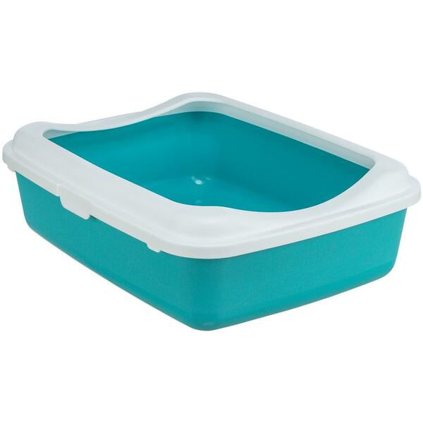 Trixie Classic Cat Litter Tray w/ Rim Blue