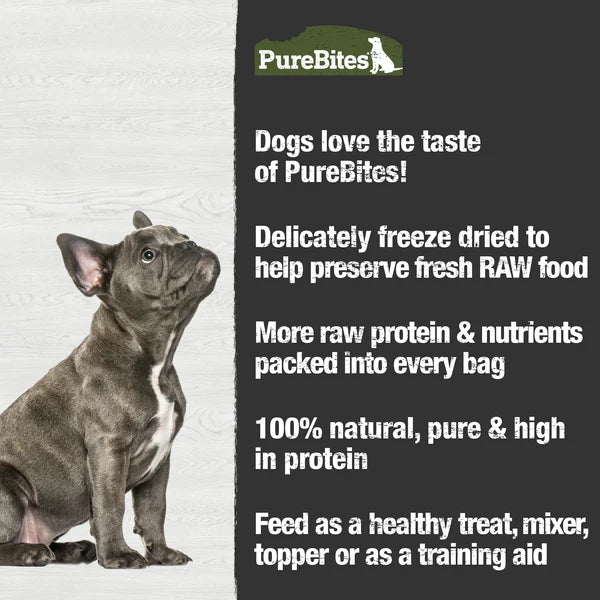 PureBites Beef Freeze Dried Dog Treats 120g