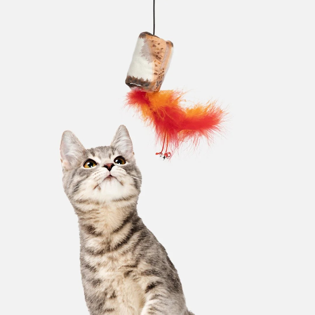 Silver Paw Marshmallow Danger Cat Toy