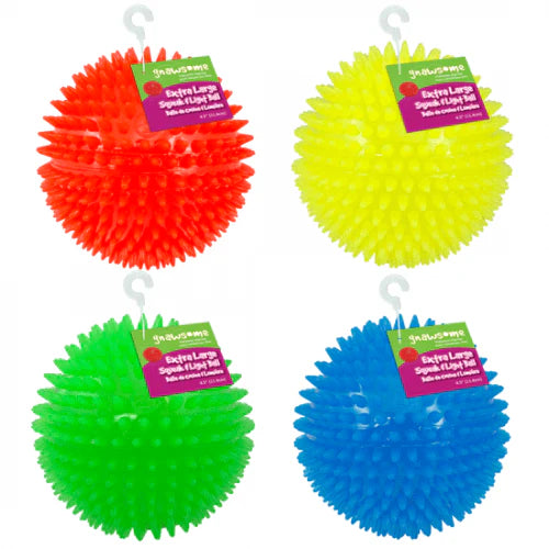 Gnawsome Extra Large Squeak & Light Ball - Large 4.5"