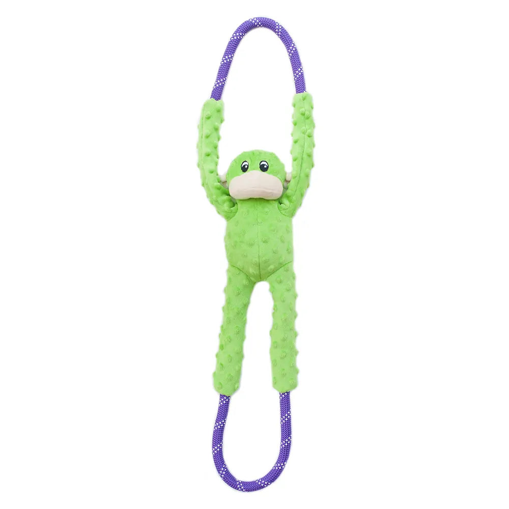 ZippyPaws Monkey RopeTugz – Green