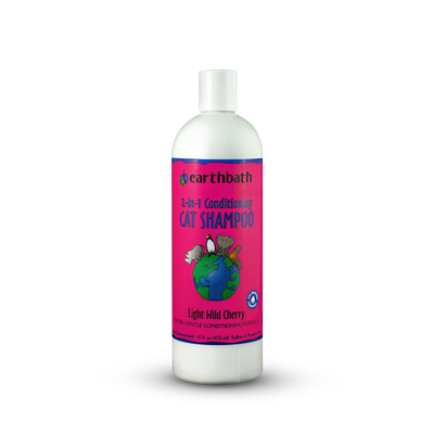 Earthbath 2-in-1 Conditioning Cat Shampoo Wild Cherry 472ml