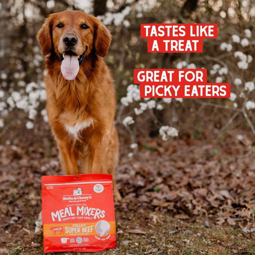 Stella & Chewy's Super Beef Freeze-Dried Raw Dinner Patties 709g