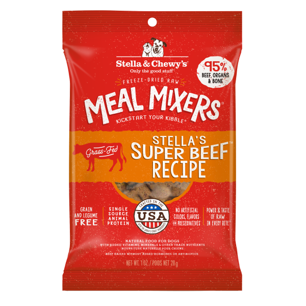 Stella & Chewy's Freeze Dried Meal Mixers Stella's Super Beef Recipe 28g