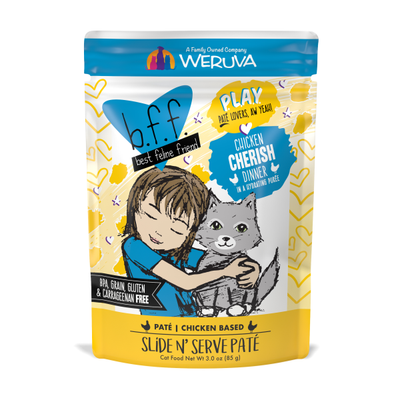 BFF Cat Play Pate Chicken Cherish Pouch 3oz