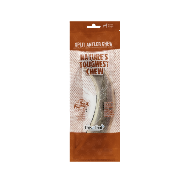 This & That Split Antler Chew X-Large 9.5"